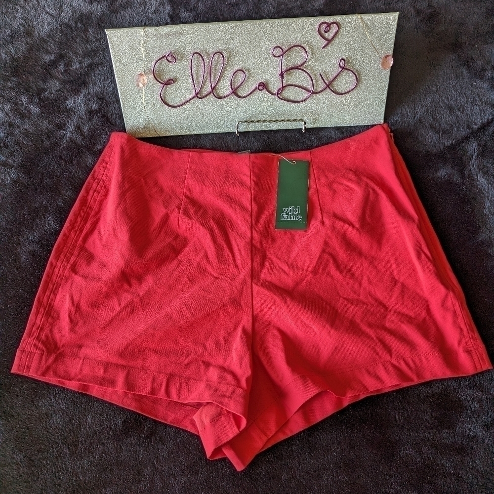 NWT Wild Fable Red Shorts M